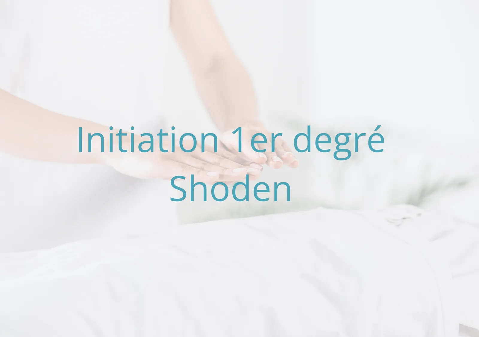 Le symbole du premier degré Reiki, tracé à la main